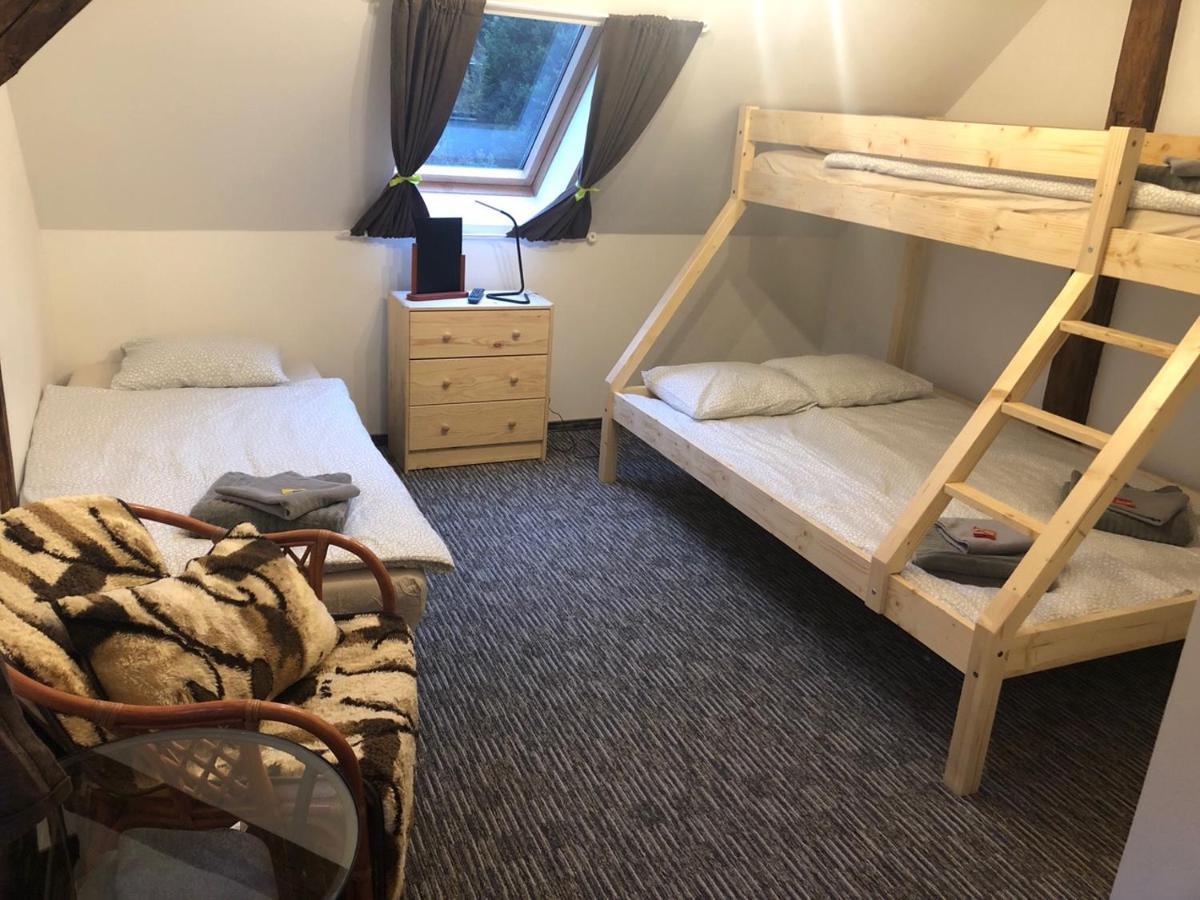 Wolf House Klinovec Hotel Loucna pod Klinovcem Luaran gambar
